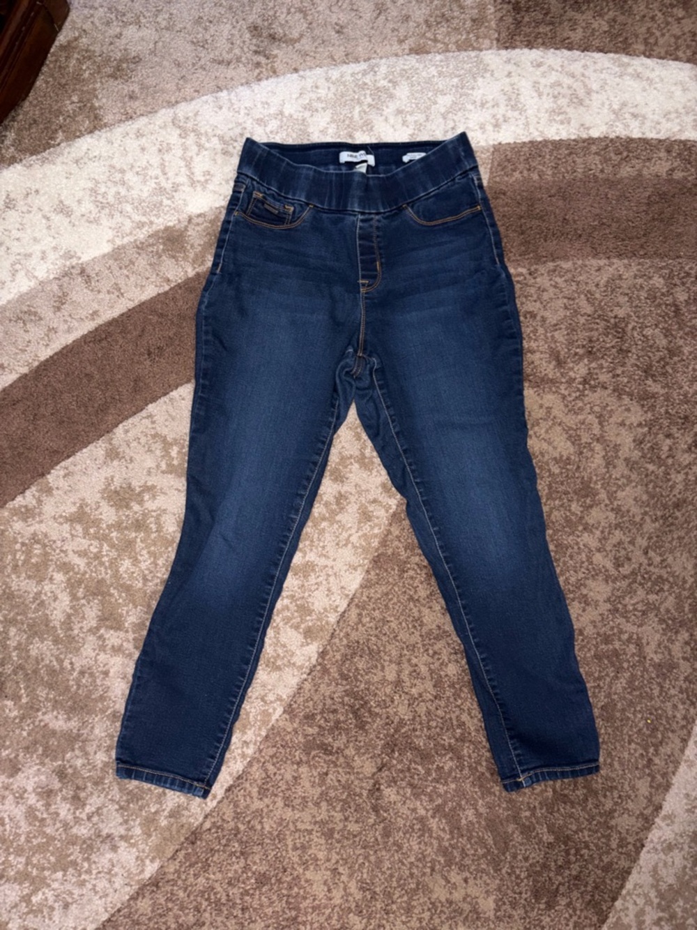 Nine West Pull-On Skinny Jeans – Dark Wash